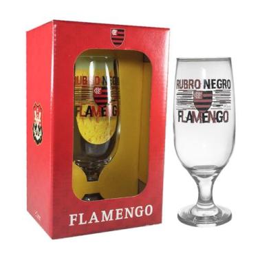 Imagem de Taça De Cerveja Do Flamengo 300 Ml Em Caixa Personalizada - Allmix