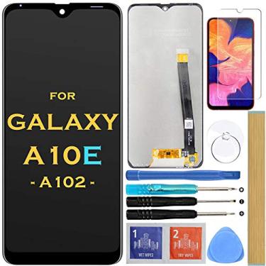 Imagem de Substituição de tela LCD digitalizador sensível ao toque para Samsung Galaxy A10e A102 -A102U S102DL A102U1 A102W 5,8" (Preto)