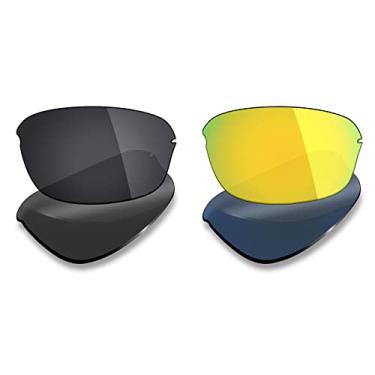 Imagem de Mryok 2 pares de lentes polarizadas de substituição para óculos de sol Oakley Half Wire 2.0 – Opções