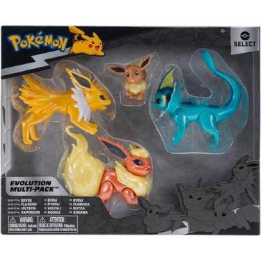 Pelúcia Turma Pokémon EEVEE JOLTEON (18 cm) - Importada