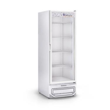 Imagem de Refrigerador Vertical Porta Vidro Aquecida 573 Litros Gelopar Branca
