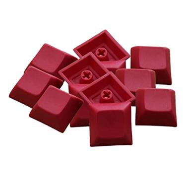 Imagem de Homyl 12pcs DSA keycap PBT para MX Switches mecânico, vermelho