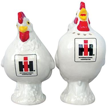 Imagem de International Harvester Conjunto de saleiro e pimenteiro para galinha e galo