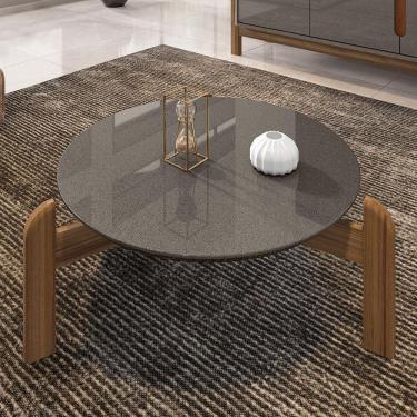 Imagem de Mesa de Centro Lizz Casa D Cinza Perola/Cedro