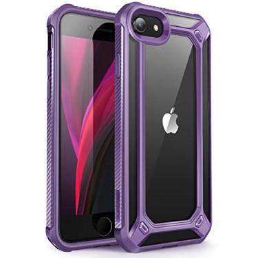 Imagem de Capa Case SUPCASE Para iPhone SE 2ª Geração 2020 iPhone 7/8, Capa SUPCASE Unicorn Beetle EXO Series para iPhone SE 2ª Geração (2020), capa protetora híbrida premium para iPhone SE /7/8 (Roxo)
