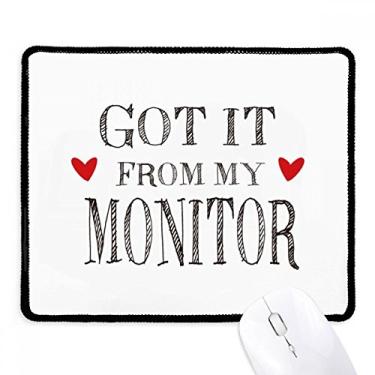 Imagem de Got It from My Monitor Graduação Temporada Mousepad Borda Costurada Tapete Borracha Gaming Pad