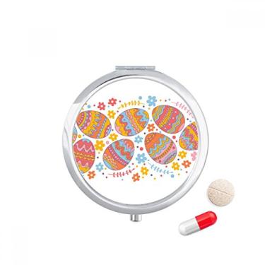 Imagem de Porta-comprimidos de ovos coloridos para festivais de religião da Páscoa