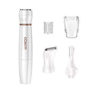 Imagem de Depilador e Aparador Facial e Corporal Feminino Conair All-In-One - 5 Acessórios, Sem Fio, Pilha
