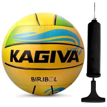 Imagem de Kit Bola De Biribol Kagiva + Bomba De Ar