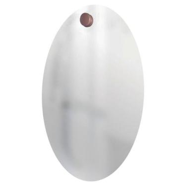Imagem de Espelho Decorativo Pen Oval Pendurador Rosa 60X40 Cm  - E2g Design