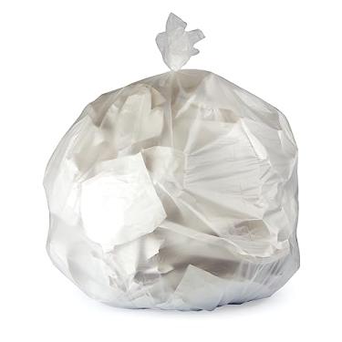 Imagem de Saco de lixo Heritage Standard de alta densidade com forro de rolo sem núcleo, natural, 500 por caixa