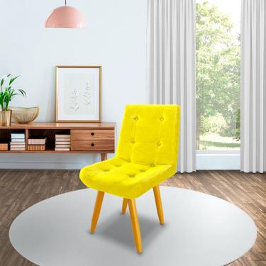 Imagem de Cadeira decorativa lisa sala e escritório