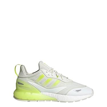 Imagem de adidas ZX 2K Boost 2.0 Tênis masculino, Matiz branca/geleca semi solar/semi sol, 9