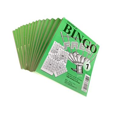 Imagem de Cartela de Bingo Free Verde, 100 Folhas, Pacote C/ 15 Blocos - 11
