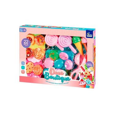 Imagem de Kit Comidinha Infantil - Doce Boutique - 22 Peças - Fenix Brinquedos