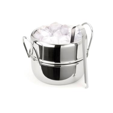 Imagem de Balde Térmico Aço Inox Para Servir Gelo e Bebidas 1,5L Forma