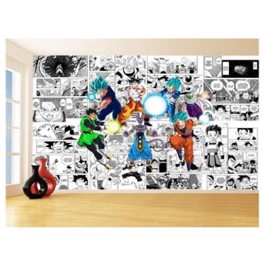 Imagem de Papel De Parede Dragon Ball Goku Vegeta Anime 3,5M Dbz235 - Você Decor