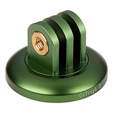Imagem de Adaptador de tripé GoTough Green Versão 2 – Adaptador de tripé de metal 1/4”-20 Compatível com GoPro HERO3, HERO3+, HERO4, HERO5, HERO6, HERO7 Sistema de montagem de 2 pinos - por Fotodiox Pro