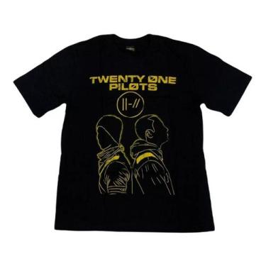 Imagem de Camiseta 21 Twenty One Pilots Blusa Adulto Banda De Indie Rock Hcd593