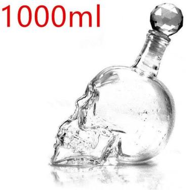 Imagem de Creative Skull Garrafa De Vinho Caveira Cristal Garrafa De Vinho Vodka