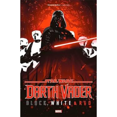 Imagem de Darth Vader: Preto, Branco e Vermelho