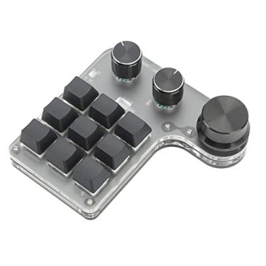 Imagem de Mini Teclado USB de 9 Teclas, 9 Teclas, 3 Botões, Programação Macro Pad, Atalho DIY, Teclado Mecânico para Jogos Com Retroiluminação RGB, para Jogos