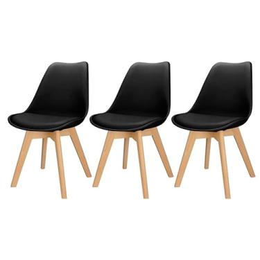 Imagem de 3X Cadeiras Charles Eames Leda Estofada BestChair - KIT