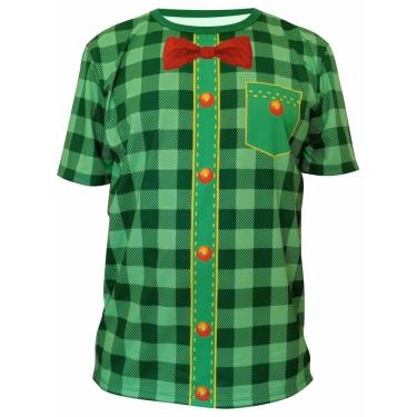 Imagem de Camiseta Adulta Masculina Estampada Festa Junina Verde