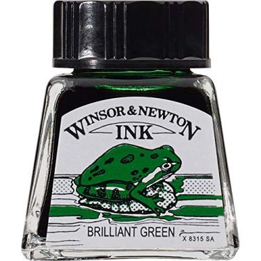 Imagem de Winsor & Newton Drawing Inks Tinta para Desenho, Verde (Brilliant Green), 14 ml