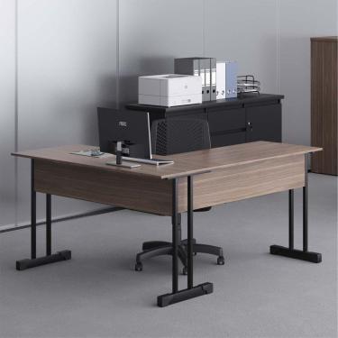 Imagem de Mesa Em L Com 2 Gavetas Rael Afarra