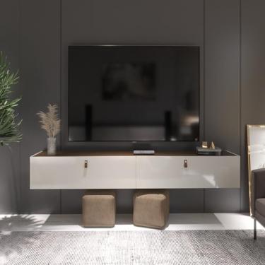 Imagem de VIA NOSSA - Rack Suspenso para Tv até 70 Polegadas 2 Portas Grécia 180cm - ViaNossa