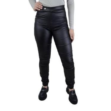 Imagem de Calça Feminina Bruna e Bia Jogger Resinada-Feminino