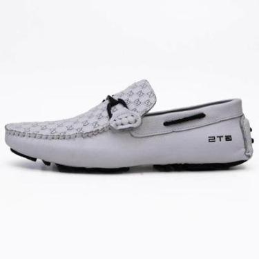 Imagem de Drive Masculino Branco de Couro Clube do Sapato de Franca NS Doctor Casual Skyline II-Masculino