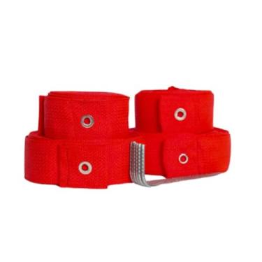 Imagem de Fita Marcação de Quadra Beach Tennis- 8x16 Vermelho com Marcaçao de 3metros