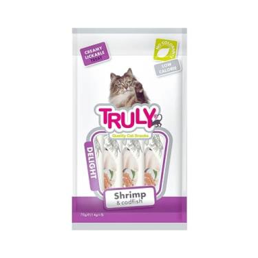 Imagem de Petisco para Gato Camarão e Bacalhau 70g - Truly