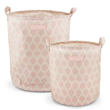 Imagem de Conjunto De Cesto Para Roupa M E G Rosa - Listrada