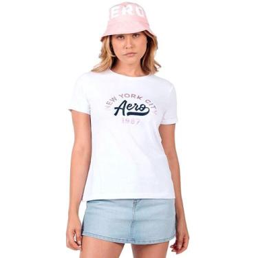 Imagem de Camiseta Aeropostale Silkada Branca Feminina