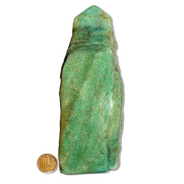 Imagem de 01 Aventurina Azul Pé Bico e Corpo Polido 1Kg 17cm Tipo B