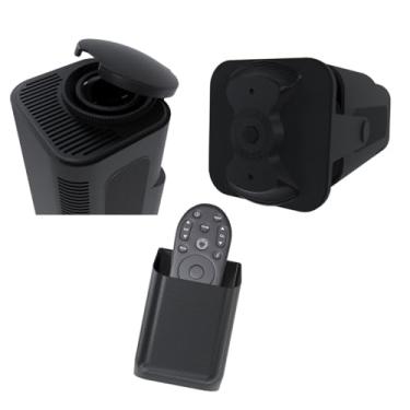 Imagem de Kit Completo: Suporte de Parede ou Teto, Protetor de Lente e Suporte para Controle Compatível com Projetor Salange MagCubic HY320 Mini