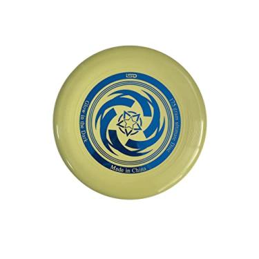 Imagem de ISD TOYS Glow in The Dark Ultimate com disco de frisbee macio de 175 gramas, disco esportivo de 26,7 cm, ótimo para quintal, parque, praia, acampamento, animal de estimação e mais (verde)