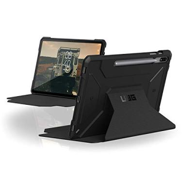 Imagem de URBAN ARMOR GEAR Capa UAG projetada para Samsung Galaxy Tab S7, 27.9 cm, Metropolis Folio Slim Heavy-Duty Tough Multi-Viewing Angles Stand Military Drop Tested, capa protetora robusta, preta