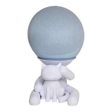 Imagem de Suporte Para Echo Dot Alexa 4 e 5 Geração - Tema Gato Gatinho 2