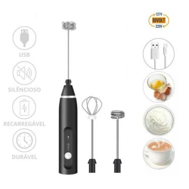 Imagem de Mini Mixer 2 em 1 Eletrico: Preparo Completo para Bebidas Deliciosas -