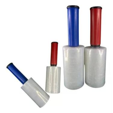 Imagem de Kit 25 Rolos Filme Stretch C/cabo Embala Tudo 120 Metros - Tiger Embal