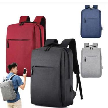 Imagem de Mochila Bolsa Notebook escolar masculina coreana feminina Volta Aulas 