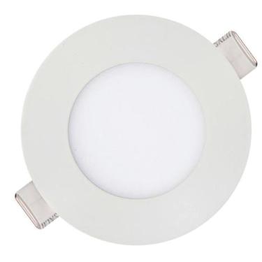 Imagem de Painel LED 3W Redondo Branco Frio Embutir - LOJAS KING