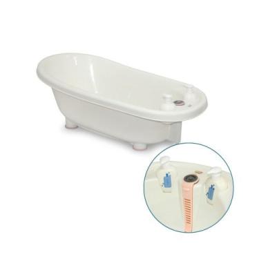 Imagem de Banheira Spa Bebê Criança Relaxamento com Termômetro Rosa - Baby Style
