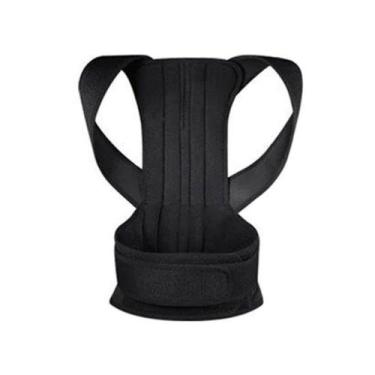 Imagem de Cinta Corretor Postura Coluna Colete Lombar Postural M - Ab Midia, Pre