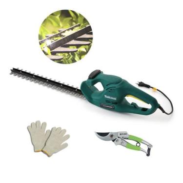 Imagem de Aparador Cerca Viva Elétrico Compacto Duplo Corte + Tesoura - TEKNA, 2