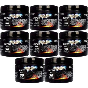 Imagem de Kit 8 Super Gel 30 Ervas 250g Super Potencia Para Conforto - Mary Life